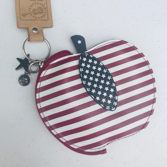 Patriotic American Flag Wallet Coin Purse Buxton - Picture 1 of 2